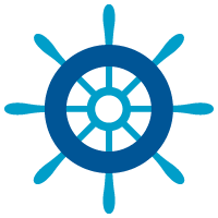 Icon: Ship's wheel