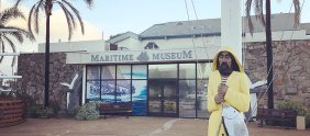 Front entrance at the Channel Islands Maritime Museum