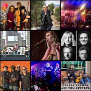 Collage of musicians from the CIH's Free Concert by the Sea Summer Series