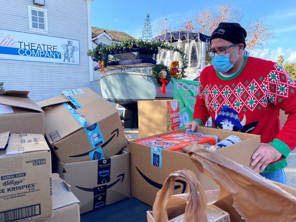 Channel Islands Harbor Holiday food and toy drive
