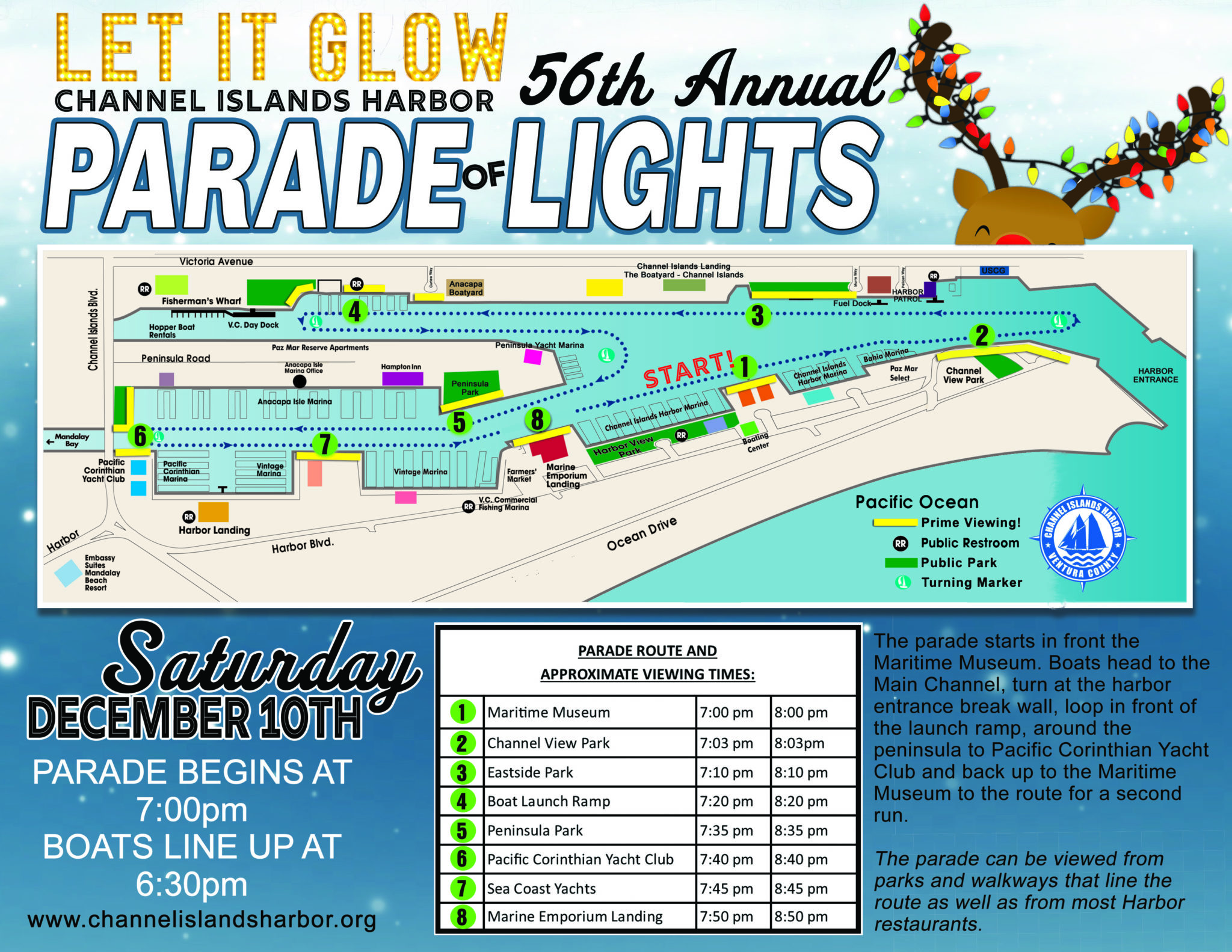 Where to Watch the 56th Annual Parade of Lights Channel Islands Harbor